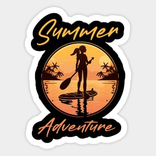 Summer Adventure Sticker